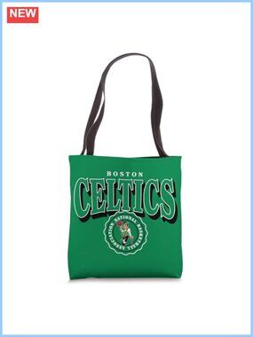NBA Boston Celtics Arched Crest Tote Bag 16" Cotton Polyester